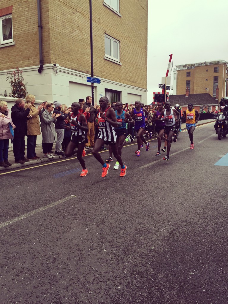 Some of the first runners to go by